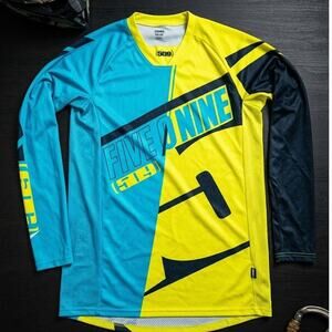 509 Vented Mesh Jersey Mens Medium Yellow MTB Motocross Dirt Bike Enduro Gear